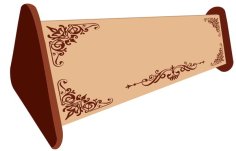 Laser Cut Wooden Table Ordered Vector File