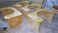 Laser Cut Wooden Toilet Seat for Children Vector File