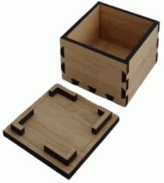Laser Cut Wooden Tool Box, Wooden Storage, Box Organizer Box Vector File