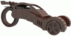Laser Cut Wooden Vehicles, 3D Wooden Car Model CDR and PDF Vector File