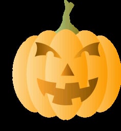 Laughing Pumpkin Vector SVG File