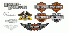 Logo Of Harley Davidson CDR Vectors File