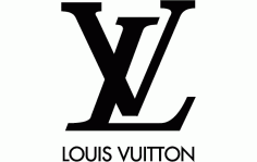 Louis Vuitton Logo Free Vector DXF File