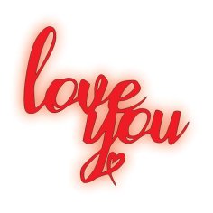 Love You Wall Sign Wall Decor Letter Vector Art File