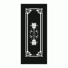 Luxury Door Panel Design DXF File