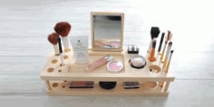 Makeup Box and Organizer Laser Cut Free CDR File