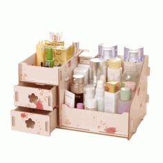 Makeup Organizer Box Drawer Cosmetics Storage CDR File