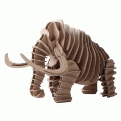 Mammoth 3D Puzzle CDR File