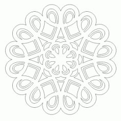 Mandala Decorative Pattern Free CDR File