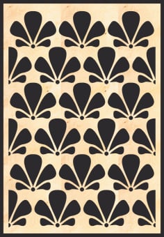 Mdf Decorative Grille Panel Pattern Free CDR Vectors File