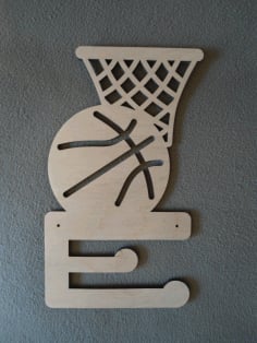 Medal Hanger for Basketball Players Plywood 6 8mm Free CDR File