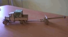 Military Truck Laser Cut Wooden Toy CDR Vectors File