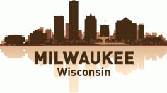 Milwaukee Skyline Free CDR Vectors File