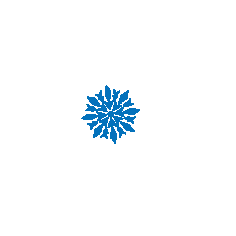 Mini Snowflake Vector SVG File