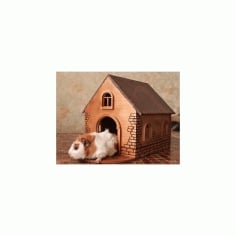 Mini Wooden Dog House DXF File