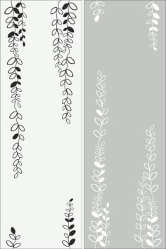 Minimal Floral Pattern CDR File