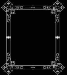 Mirror Frame 0472 Free DXF Vectors File