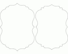 Mirror Frame 07 Free DXF Vectors File