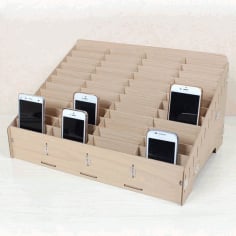 Mobile Phone Store Rack Laser Cut Free CDR File