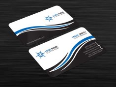 Modern And Professional Business Card Free Vector