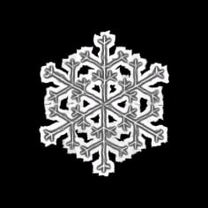 Modern Snowflake Vector SVG File