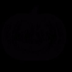 Monochrome Pumpkin Vector SVG File