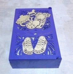 Mother’s treasure Box for Laser Cut DXF File