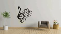 Musical Wall Decor for Bedroom CDR File