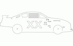 Nascar Vehicle DXF File