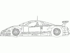 Nissan 2 Free DXF Vectors File