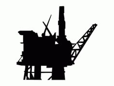 Oil Rig Free DXF Vectors File