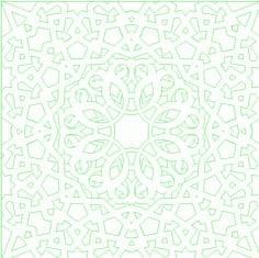 Ornament Grill Pattern, Room Divider Jali Panel Design Vector File