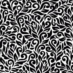 Ornamental Floral Background Seamless CDR File