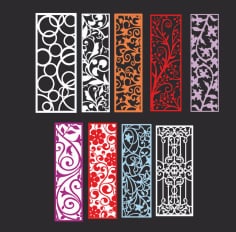 Ornamental Pattern Collection Laser Cut CDR File