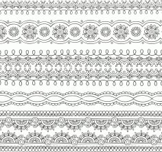 Ornate Pattern Vector Free CDR Vectors File