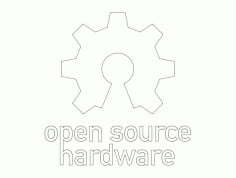Oshw logo r2000 DXF File