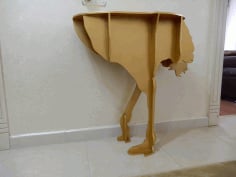 Ostrich Console Table Laser Cut CNC Template CDR File