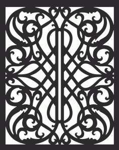 Panel Pattern Free DXF Vectors File