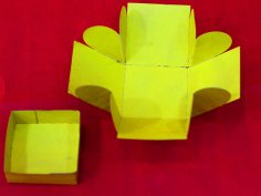 Paper Box Template Cardboard Box Craft Box Design Vector File for Laser Cutting