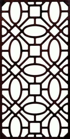 Partition Wall Pattern 300-v2 Free DXF Vectors File