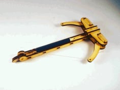 Pencil Crossbow Laser Cut Free CDR File