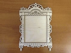 Photo Frame with Platband Laser Cut CDR File