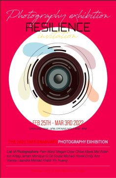 Photography Exhibition Invitation Free Vector