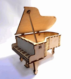 Piano Musical Toys For Kids Laser Cut Free CDR Vectors File