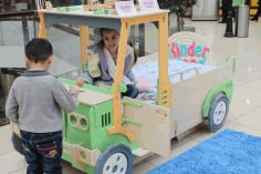 Pickup Truck Bed for Kids Laser Cut Design CDR File