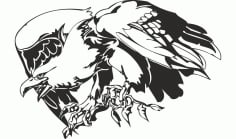 Predatory Bird Eagle Vector Free Download CDR File