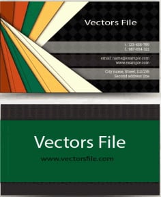 Premium Business Card Template, visiting Card Design Vector File