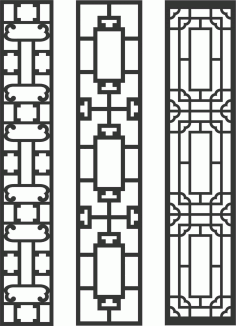 Privacy Screen Fence DXF File