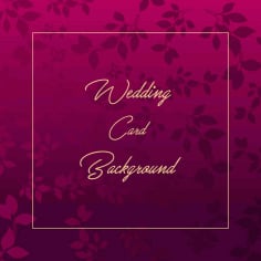 Purple Wedding Invitation Card Vector File