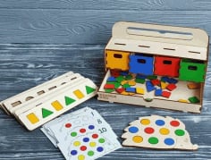 Puzzle Box for Kids Laser Cut CDR File
